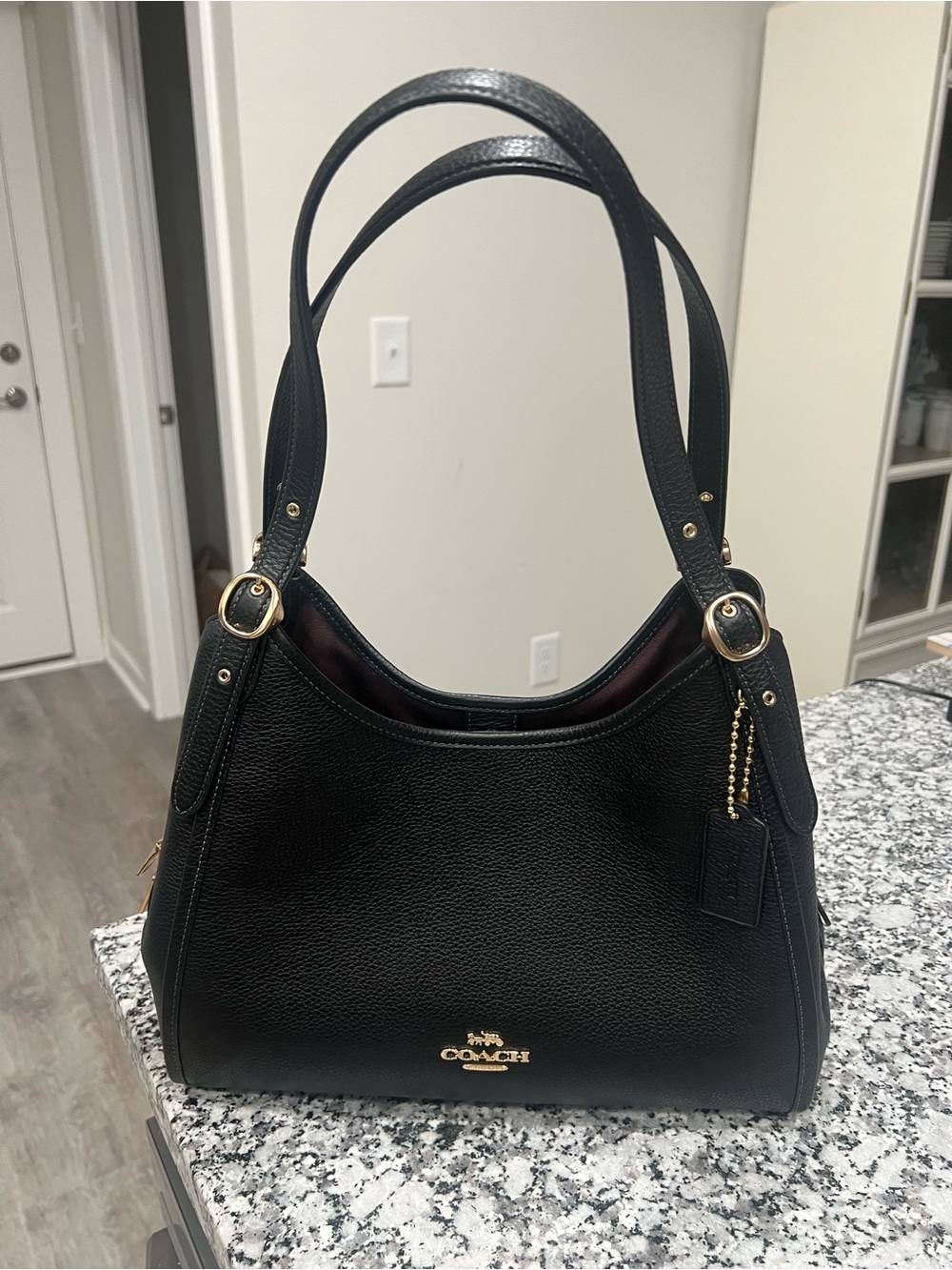 NWOT Black Coach Erin Shoulder Bag. Never Worn. - Picture 4 of 7